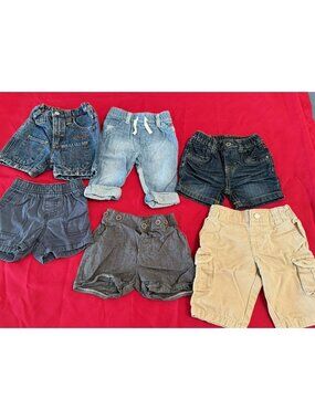 Bundle Pants Shorts Baby Boy 6 Pieces   Size 3-6 Months
